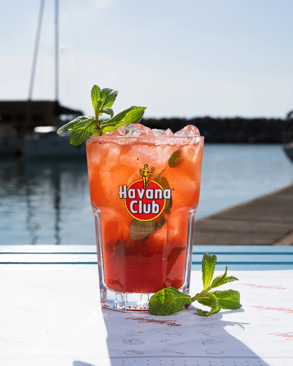 Fotografia di cocktail pestato